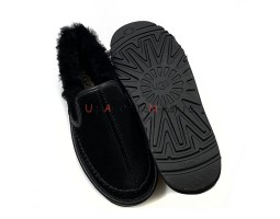 UGG STITCH SLIP ON BLACK