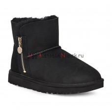 UGG BAILEY ZIP MINI BOOT BLACK