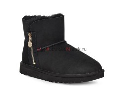 UGG BAILEY ZIP MINI BOOT BLACK