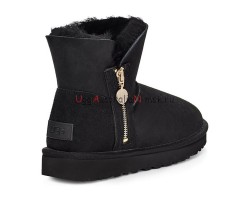 UGG BAILEY ZIP MINI BOOT BLACK