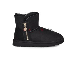 UGG BAILEY ZIP MINI BOOT BLACK