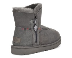 UGG BAILEY ZIP MINI BOOT GREY