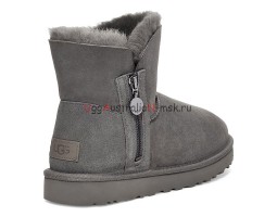 UGG BAILEY ZIP MINI BOOT GREY