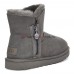 UGG BAILEY ZIP MINI BOOT GREY