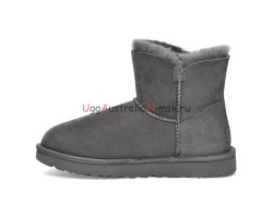 UGG BAILEY ZIP MINI BOOT GREY