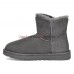 UGG BAILEY ZIP MINI BOOT GREY