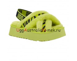 UGG Disco Cross Slide Animalia key lime