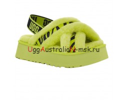 UGG Disco Cross Slide Animalia key lime