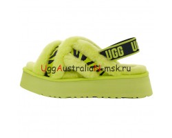 UGG Disco Cross Slide Animalia key lime