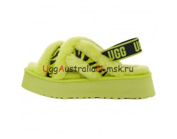 UGG Disco Cross Slide Animalia key lime