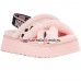 UGG Disco Cross Slide Animalia Pink Scallop