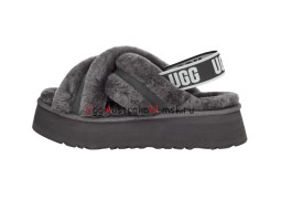 UGG Disco Cross Slide Charcoal