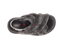 UGG Disco Cross Slide Charcoal
