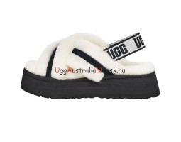UGG Disco Cross Slide White