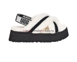 UGG Disco Cross Slide White