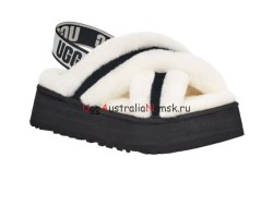 UGG Disco Cross Slide White