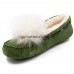 UGG WOMEN'S DAKOTA POM POM GREEN