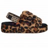 UGG FLUFF YEAH SLIDE LEOPARD