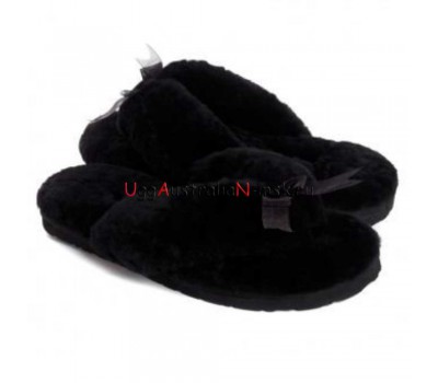 UGG FLIP FLOP BLACK