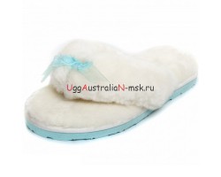 UGG FLIP FLOP WHITE