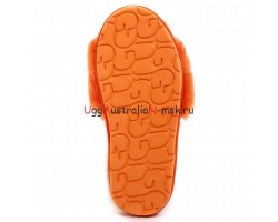 UGG FLUFF SLIDE SLIPPERS ORANGE