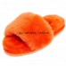 UGG FLUFF SLIDE SLIPPERS ORANGE