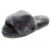 UGG FLUFF SLIDE SLIPPERS GREY