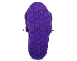 UGG FLUFF SLIDE SLIPPERS PURPLE