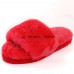 UGG FLUFF SLIDE SLIPPERS WATERMELON RED