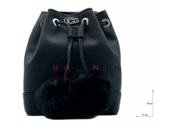 UGG MINI HERITAGE CROSSBODY BLACK