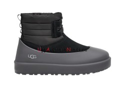 UGG CLASSIC MINI LACE-UP WEATHER BLACK