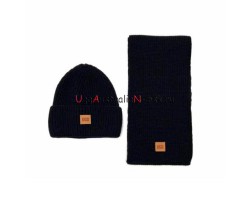 UGG CHUNKY RIB KNIT BEANIE SEN BLACK