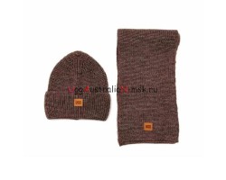 UGG CHUNKY RIB KNIT BEANIE SEN CHOCOLATE