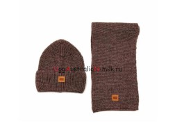 UGG CHUNKY RIB KNIT BEANIE SEN CHOCOLATE