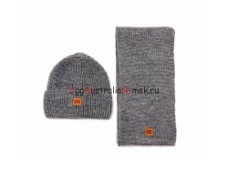 UGG CHUNKY RIB KNIT BEANIE SEN GREY