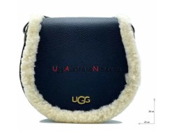 UGG HERITAGE CROSSBODY BLACK