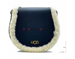 UGG HERITAGE CROSSBODY BLACK