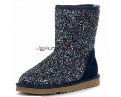 UGG KIDS CLASSIC STARDUST NAVY