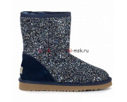 UGG KIDS CLASSIC STARDUST NAVY