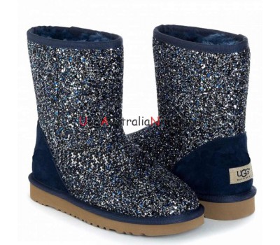 UGG KIDS CLASSIC STARDUST NAVY