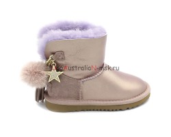 UGG KIDS MINI CHARM METALLIC AMETHYST