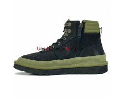 UGG MENS HIGHLAND SPORT HIKER MID BLACK-KHAKI