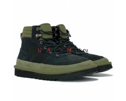 UGG MENS HIGHLAND SPORT HIKER MID BLACK-KHAKI