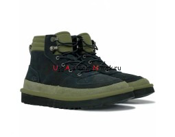 UGG MENS HIGHLAND SPORT HIKER MID BLACK-KHAKI