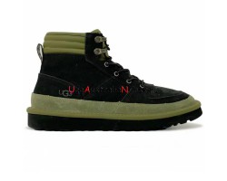 UGG MENS HIGHLAND SPORT HIKER MID BLACK-KHAKI