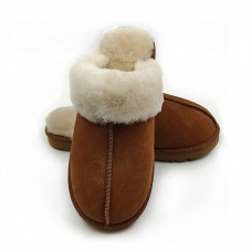 UGG SLIPPER COQUETTE CHESTNUT