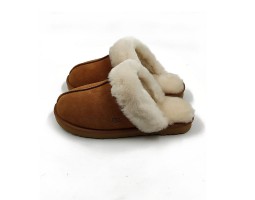 UGG SLIPPER COQUETTE CHESTNUT