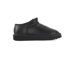 UGG TASMAN LEATHER BLACK